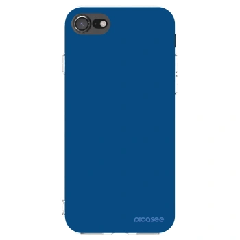 Picasee husă transparentă din silicon pentru Apple iPhone 8 - Navy Blue
