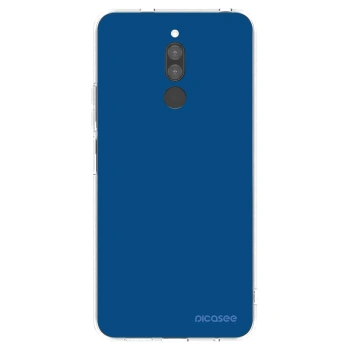 Picasee husă transparentă din silicon pentru Xiaomi Redmi 8 - Navy Blue