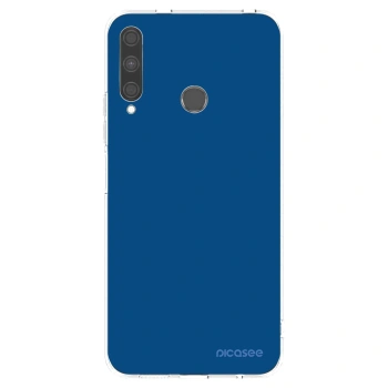 Picasee husă transparentă din silicon pentru Huawei P40 Lite E - Navy Blue