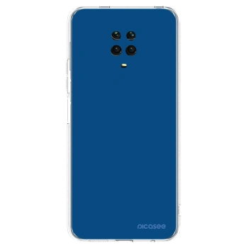 Picasee husă transparentă din silicon pentru Xiaomi Redmi Note 9 Pro - Navy Blue