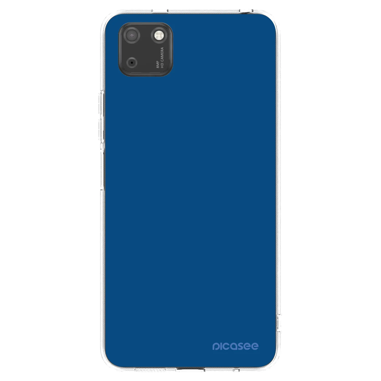 Picasee husă transparentă din silicon pentru Huawei Y5P - Navy Blue