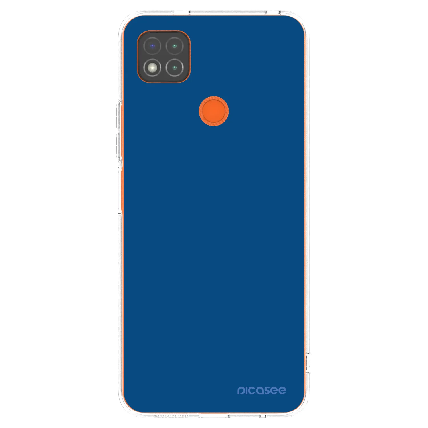 Picasee husă transparentă din silicon pentru Xiaomi Redmi 9C - Navy Blue
