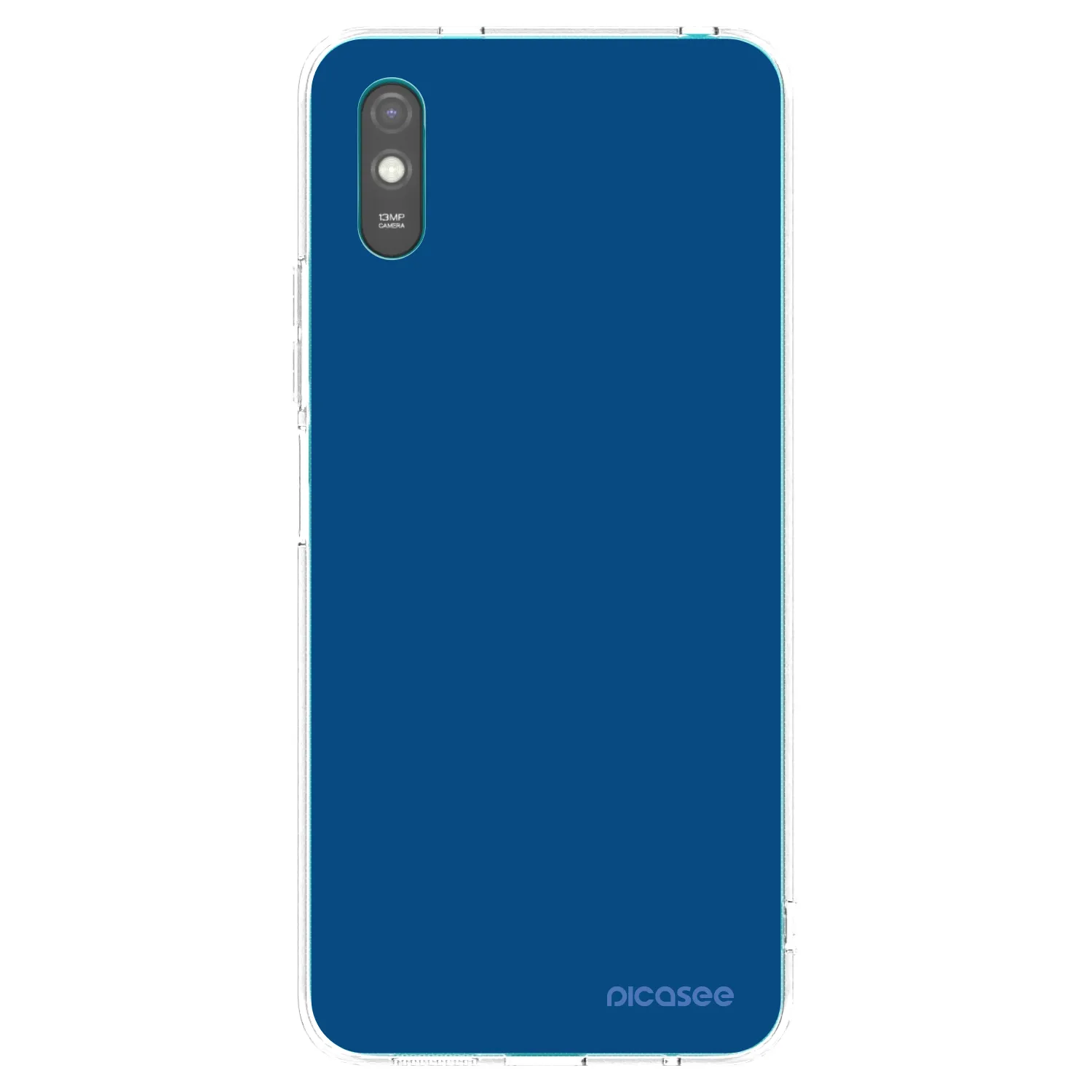 Picasee husă transparentă din silicon pentru Xiaomi Redmi 9A - Navy Blue
