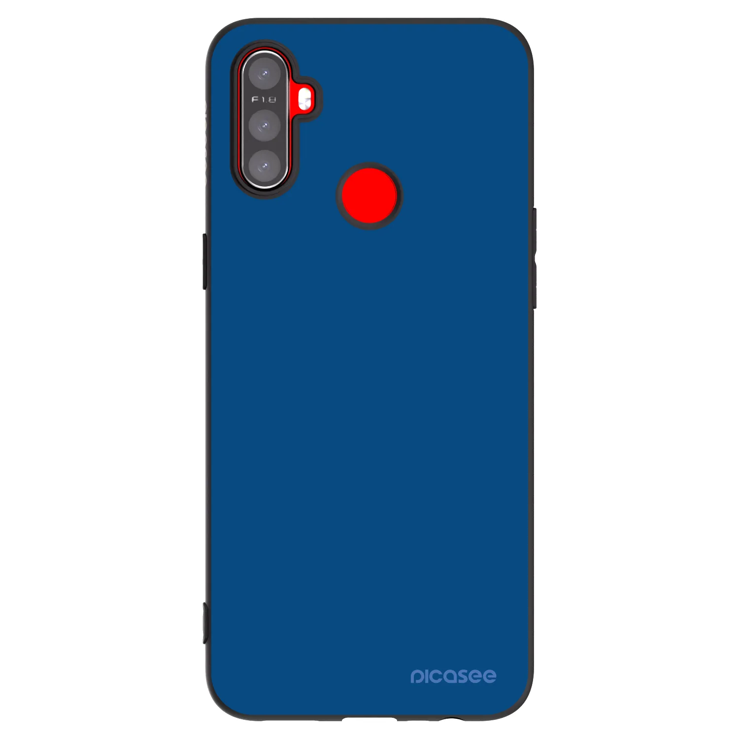 Picasee husă neagră din silicon pentru Realme C3 - Navy Blue