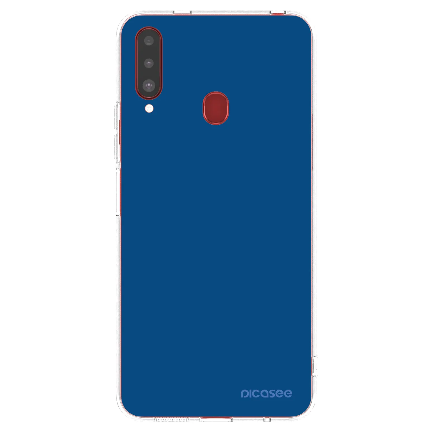 Picasee husă transparentă din silicon pentru Samsung Galaxy A20s - Navy Blue