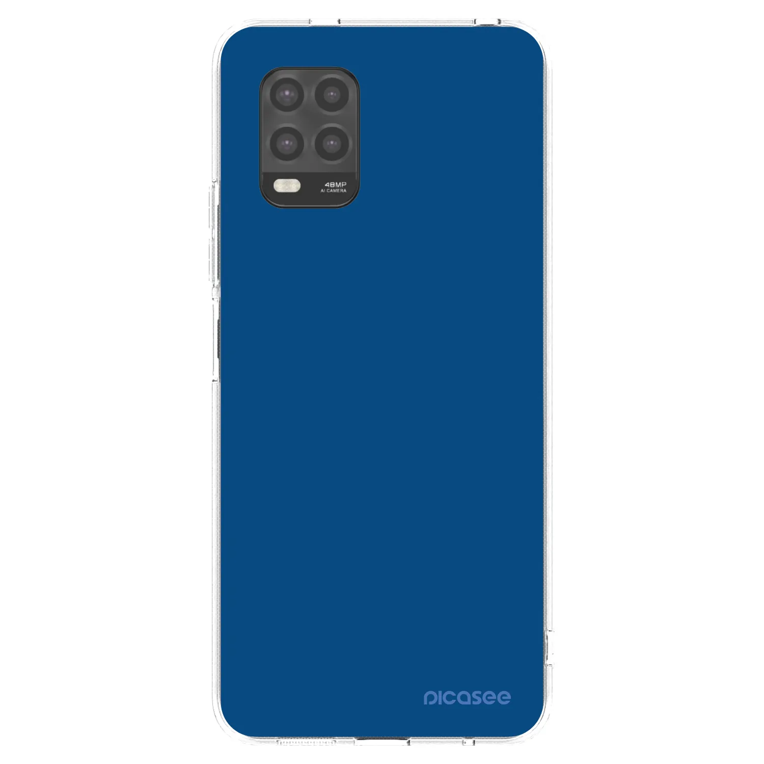 Picasee husă transparentă din silicon pentru Xiaomi Mi 10 Lite - Navy Blue