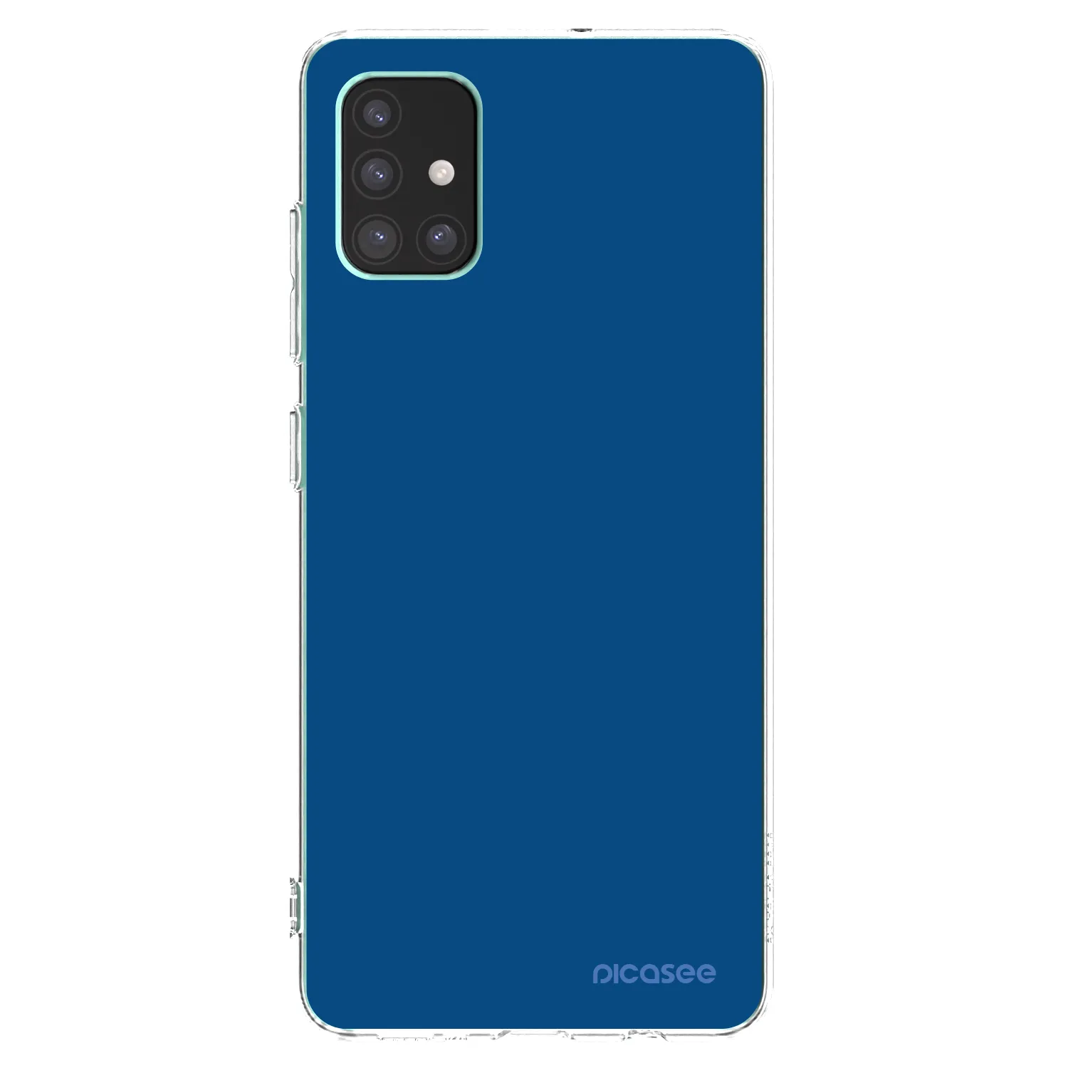 Picasee husă transparentă din silicon pentru Samsung Galaxy M51 M515F - Navy Blue