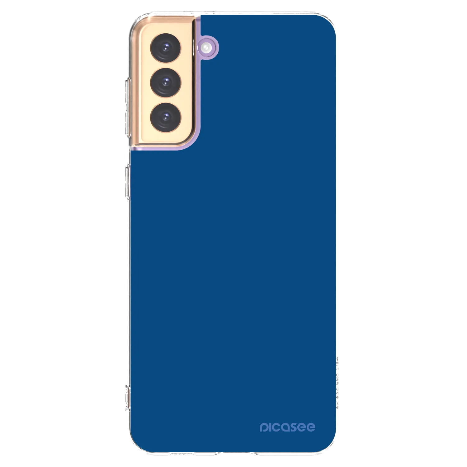 Picasee husă transparentă din silicon pentru Samsung Galaxy S21+ 5G G996F - Navy Blue