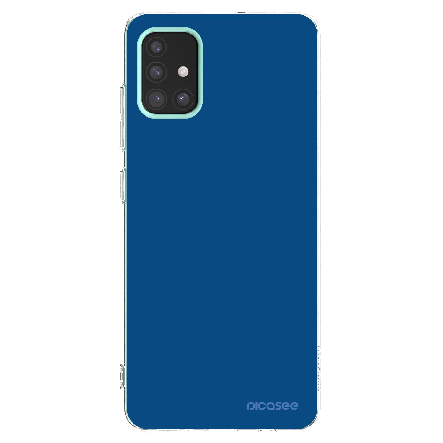 Picasee husă transparentă din silicon pentru Samsung Galaxy M31s - Navy Blue