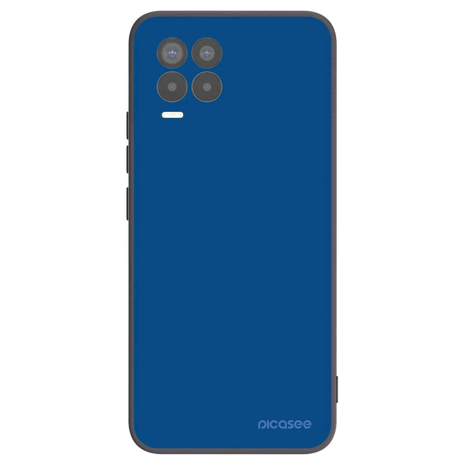 Picasee husă neagră din silicon pentru Realme 8 4G - Navy Blue