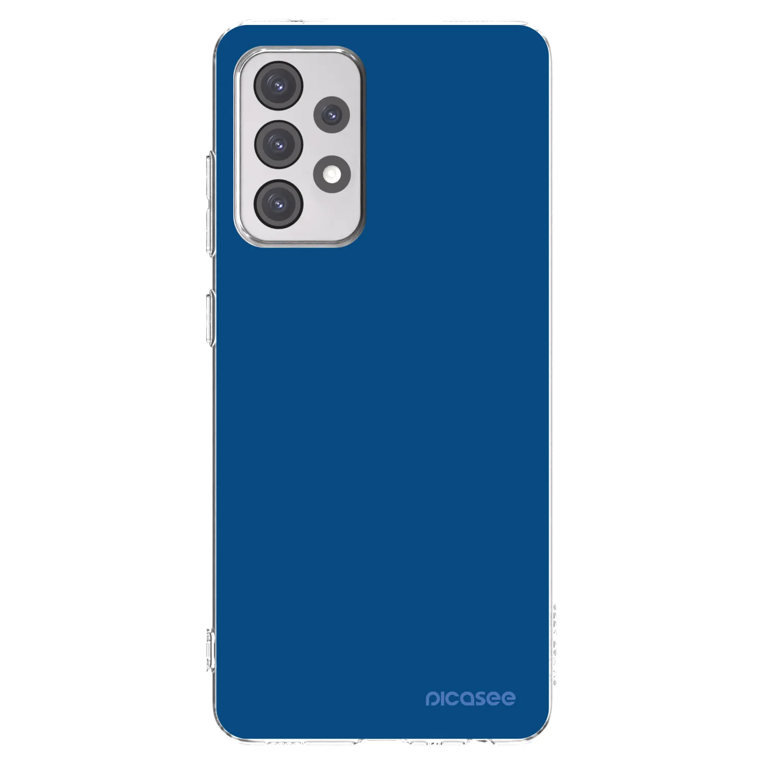 Picasee husă transparentă din silicon pentru Samsung Galaxy A52s 5G A528B - Navy Blue