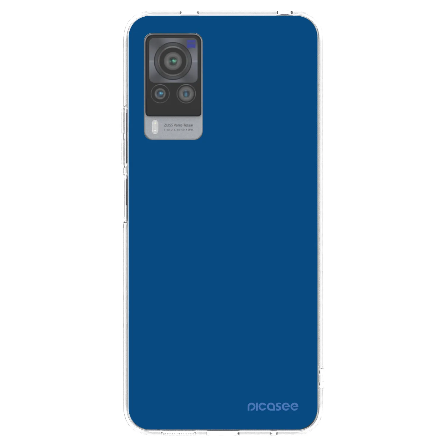 Picasee husă transparentă din silicon pentru Vivo X60 Pro 5G - Navy Blue