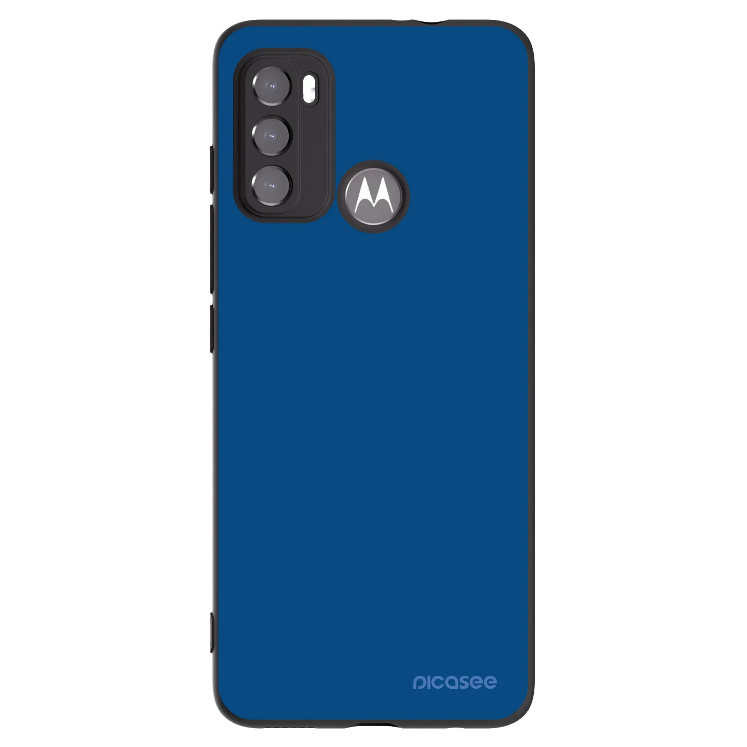 Picasee husă neagră din silicon pentru Motorola Moto G60 - Navy Blue