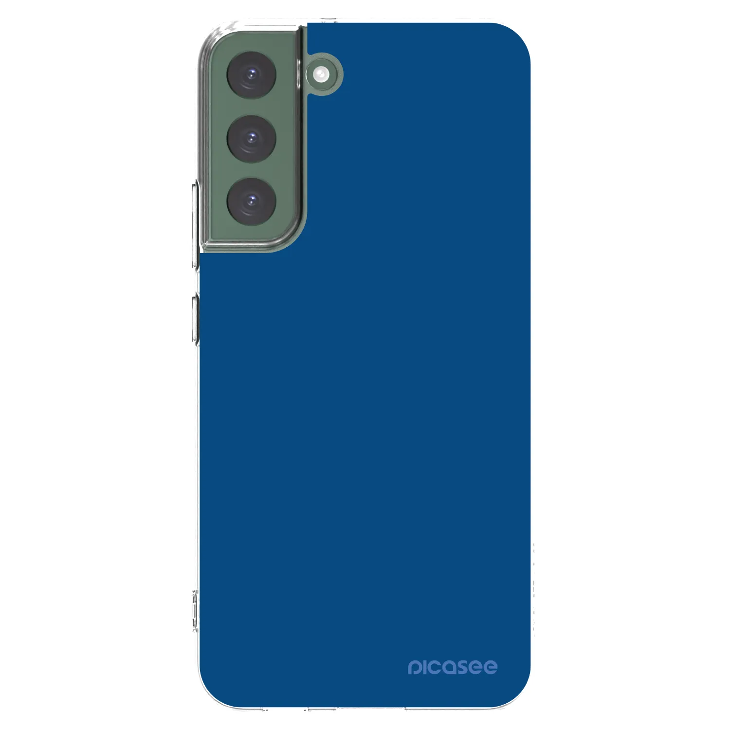 Picasee husă transparentă din silicon pentru Samsung Galaxy S22+ 5G - Navy Blue