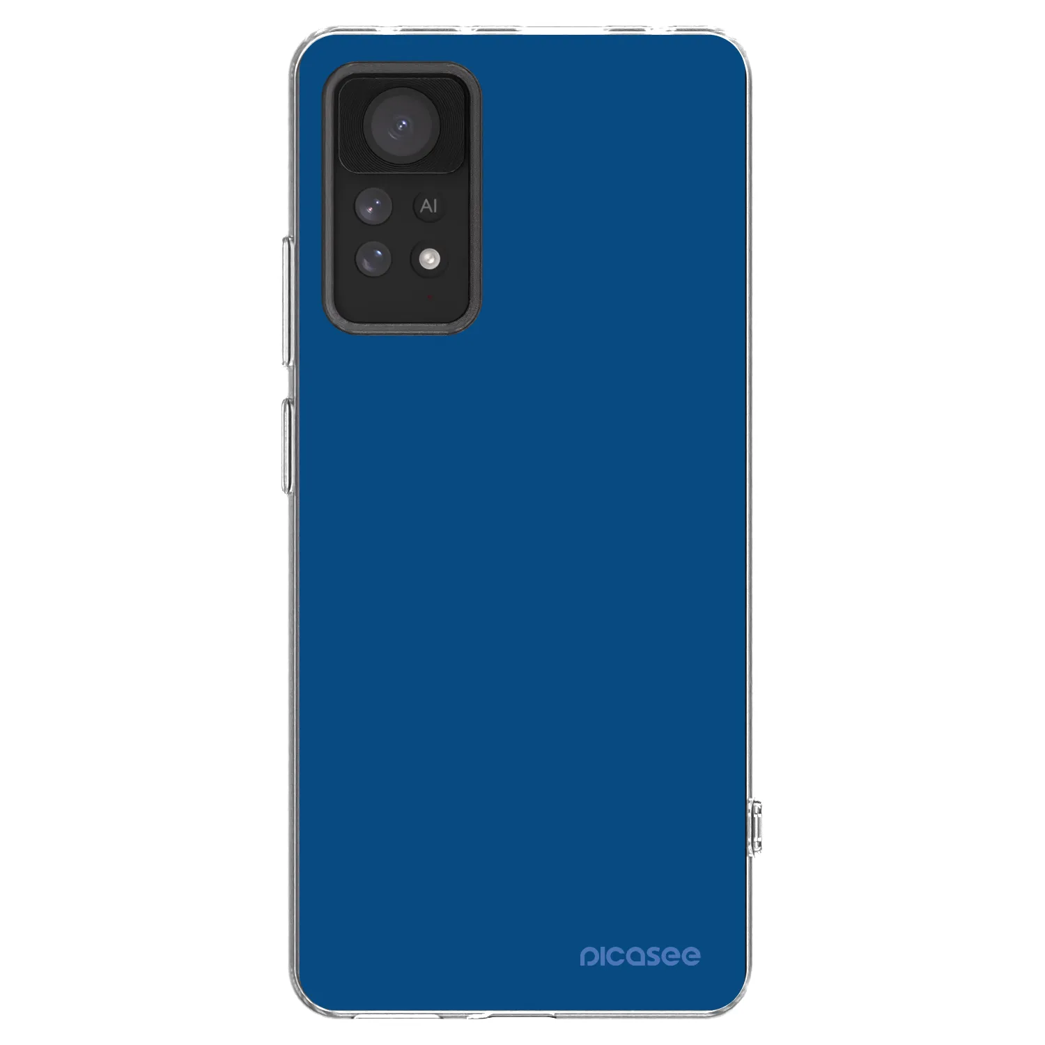 Picasee husă transparentă din silicon pentru Xiaomi Redmi Note 11 Pro 5G - Navy Blue