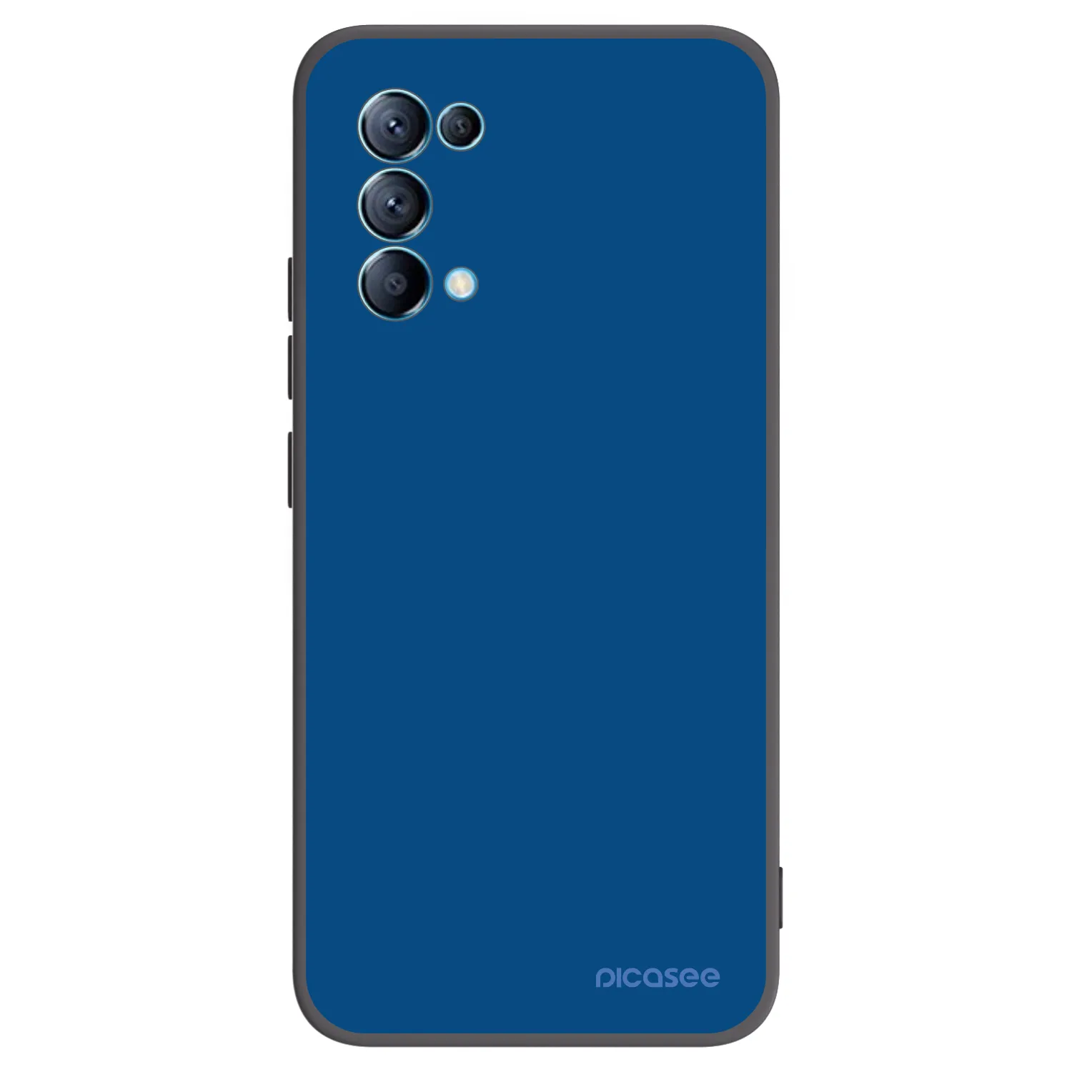Picasee husă neagră din silicon pentru OPPO Reno 5 5G - Navy Blue