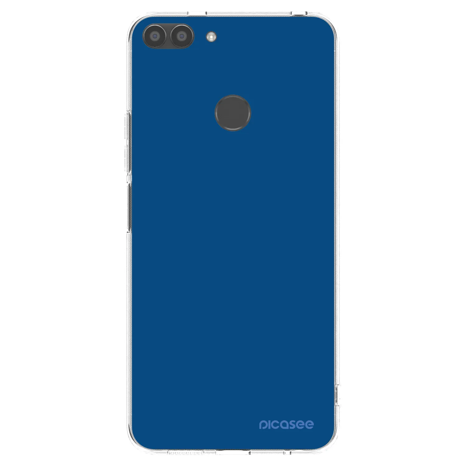 Picasee husă transparentă din silicon pentru Huawei P Smart - Navy Blue