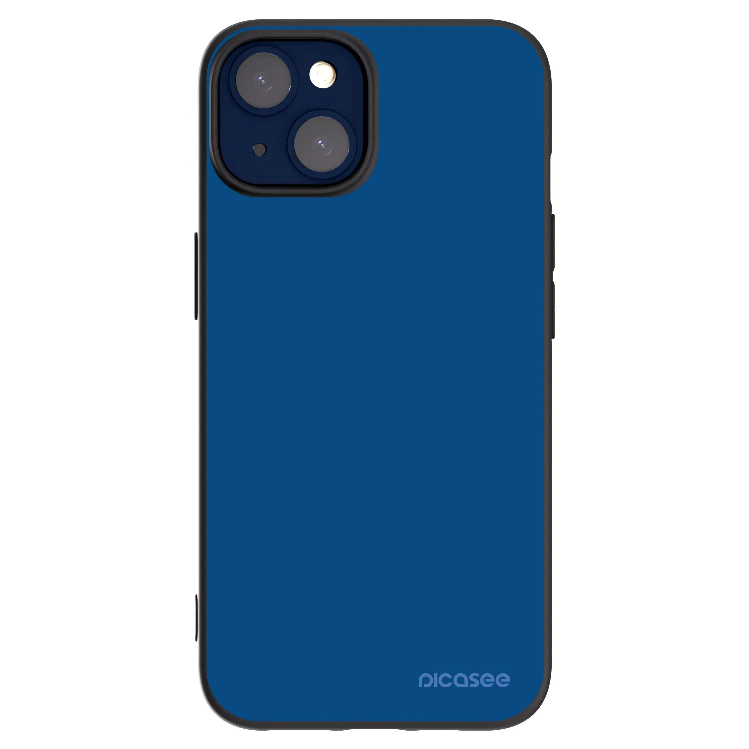 Picasee husă neagră din silicon pentru Apple iPhone 14 - Navy Blue