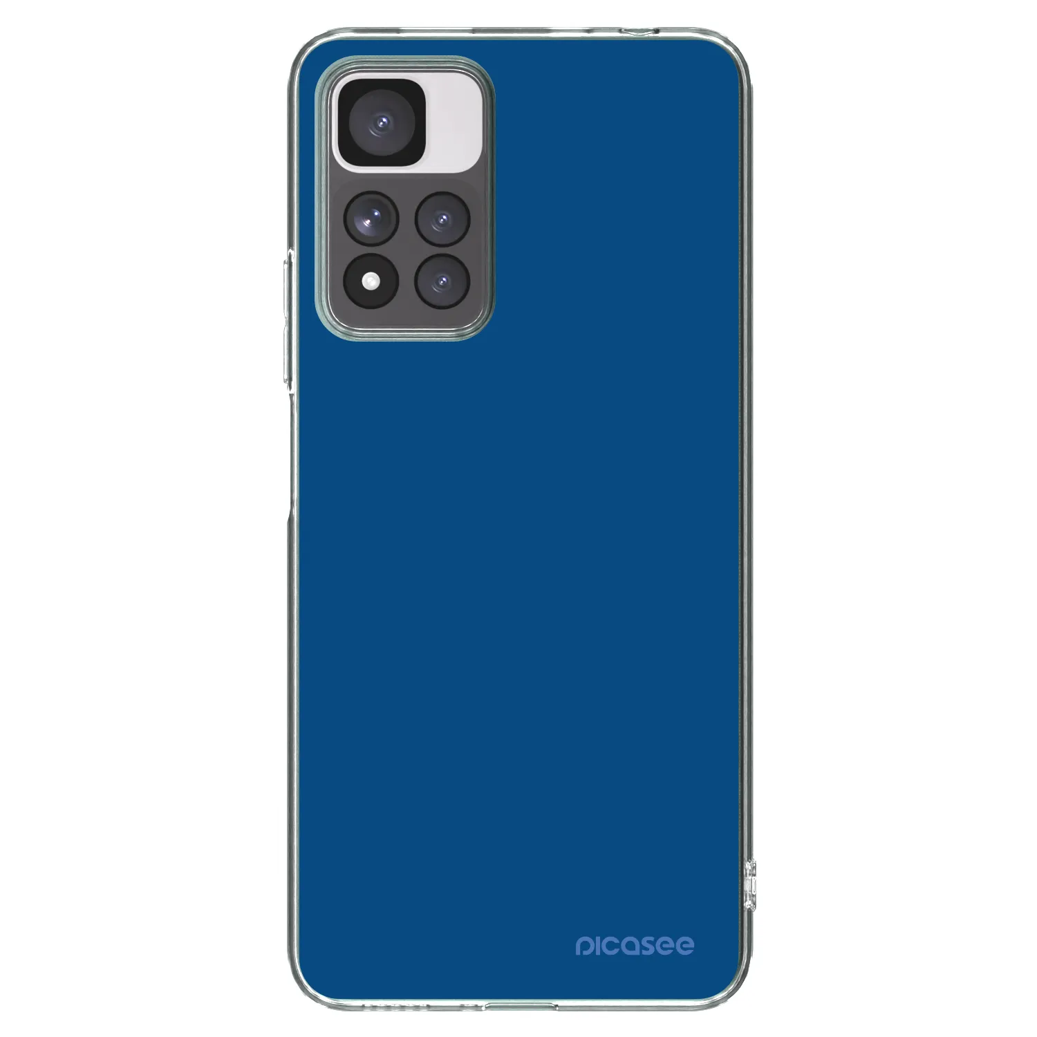 Picasee husă transparentă din silicon pentru Xiaomi Redmi Note 11 Pro+ 5G - Navy Blue