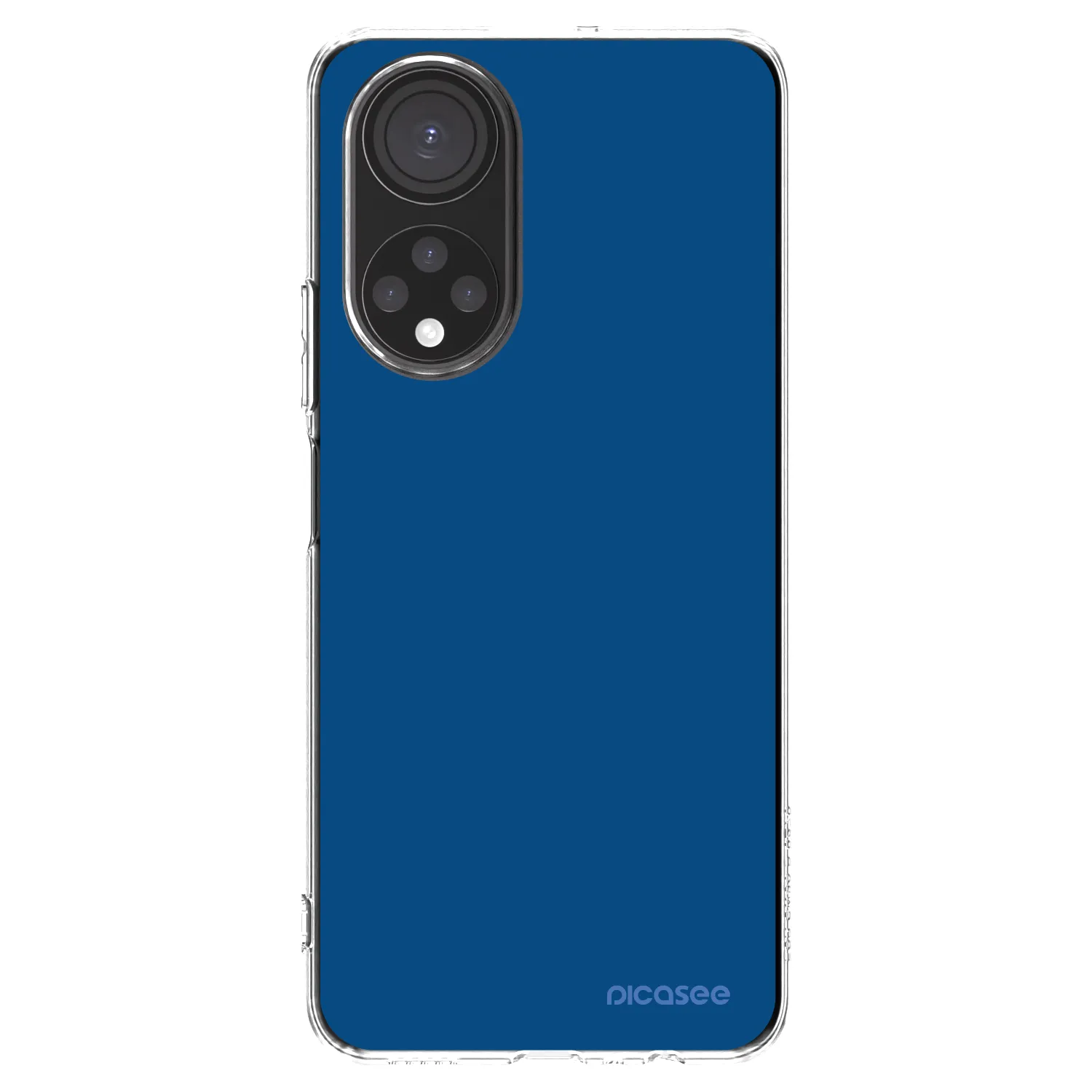 Picasee husă transparentă din silicon pentru Honor X7 - Navy Blue