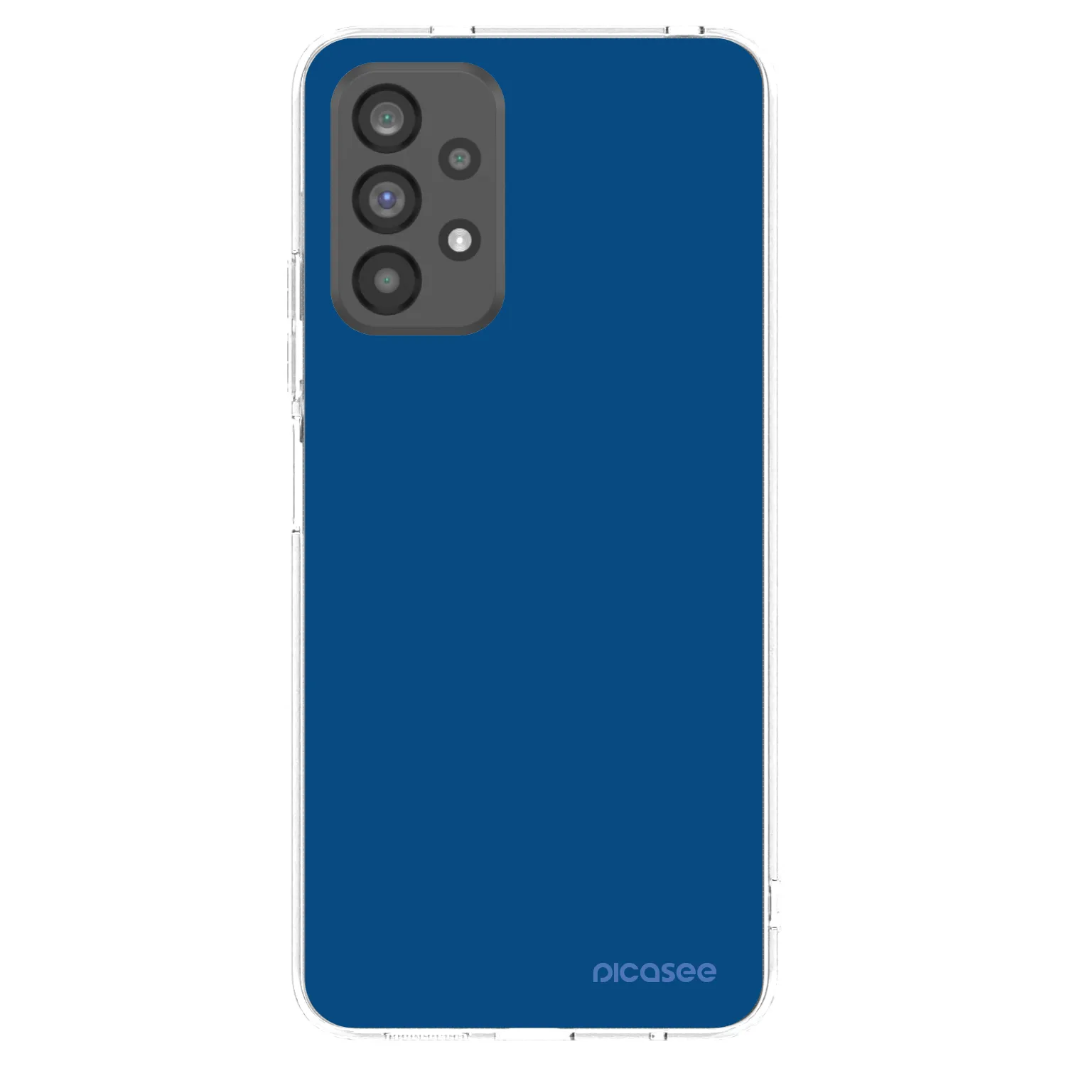 Picasee husă transparentă din silicon pentru Samsung Galaxy A73 5G - Navy Blue