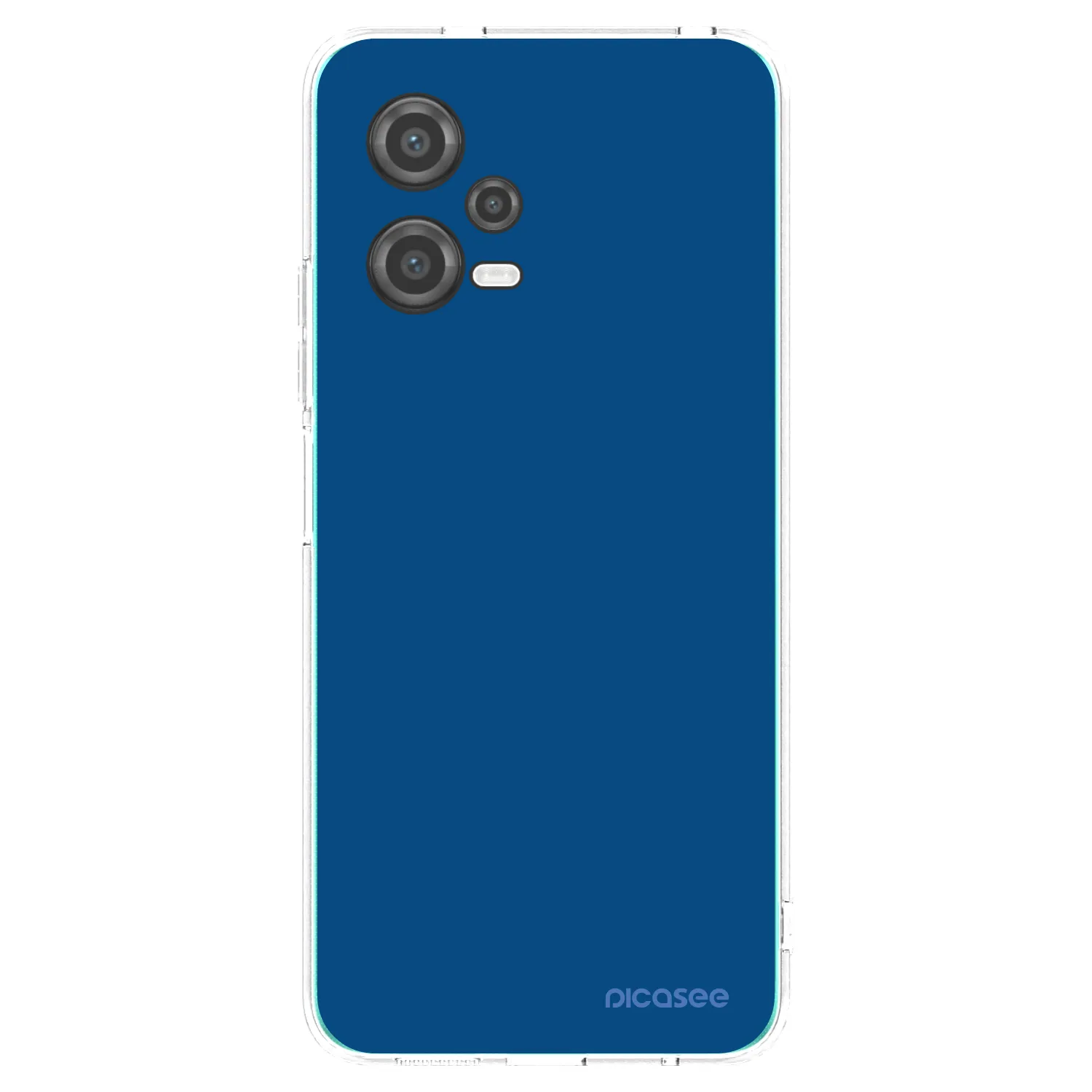 Picasee husă transparentă din silicon pentru Xiaomi Poco X5 - Navy Blue