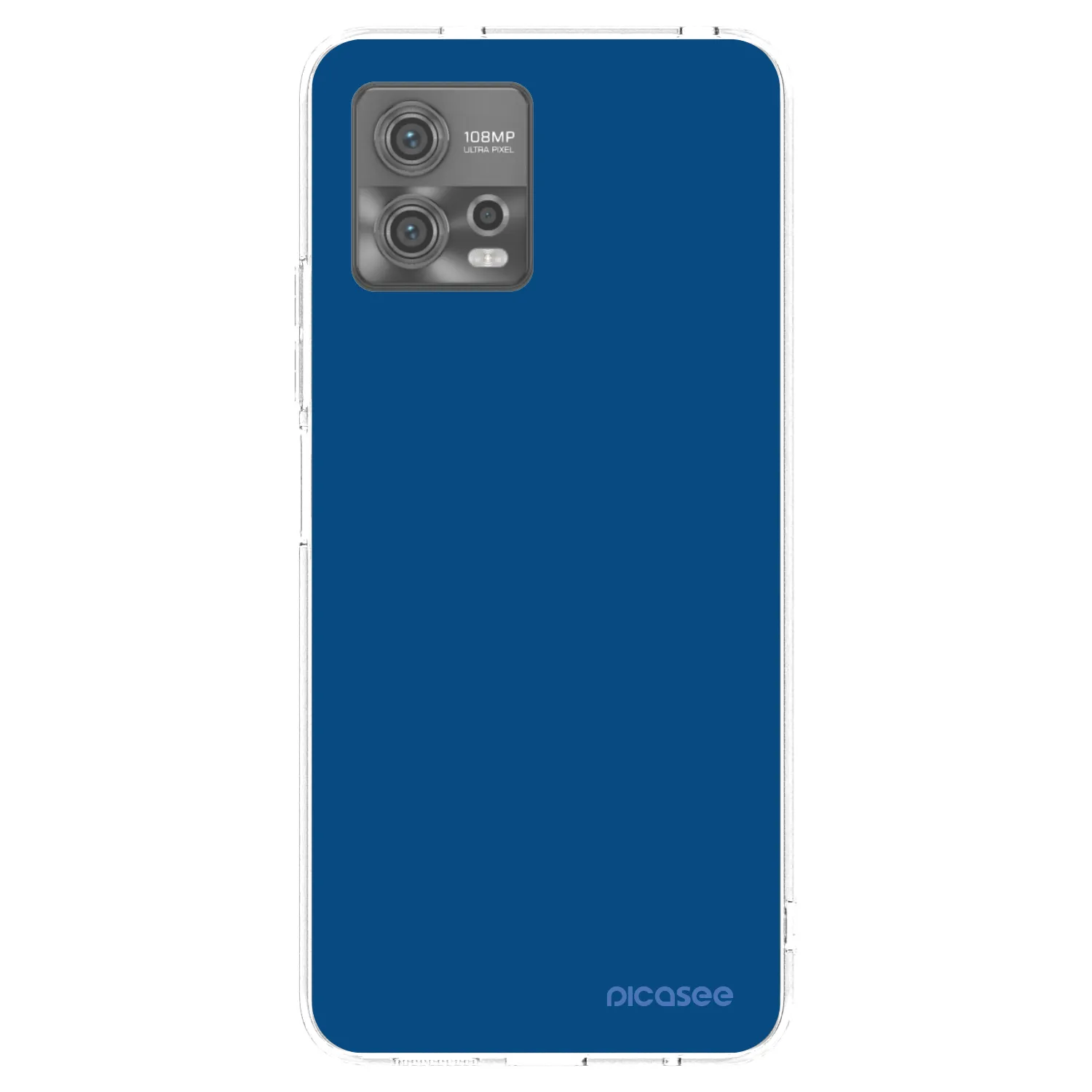 Picasee husă transparentă din silicon pentru Motorola Moto G72 - Navy Blue