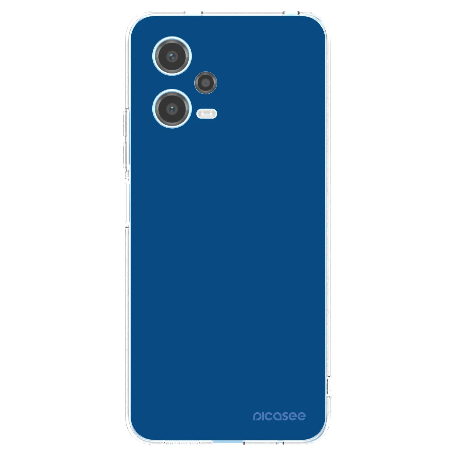 Picasee husă transparentă din silicon pentru Xiaomi Redmi Note 12 5G - Navy Blue