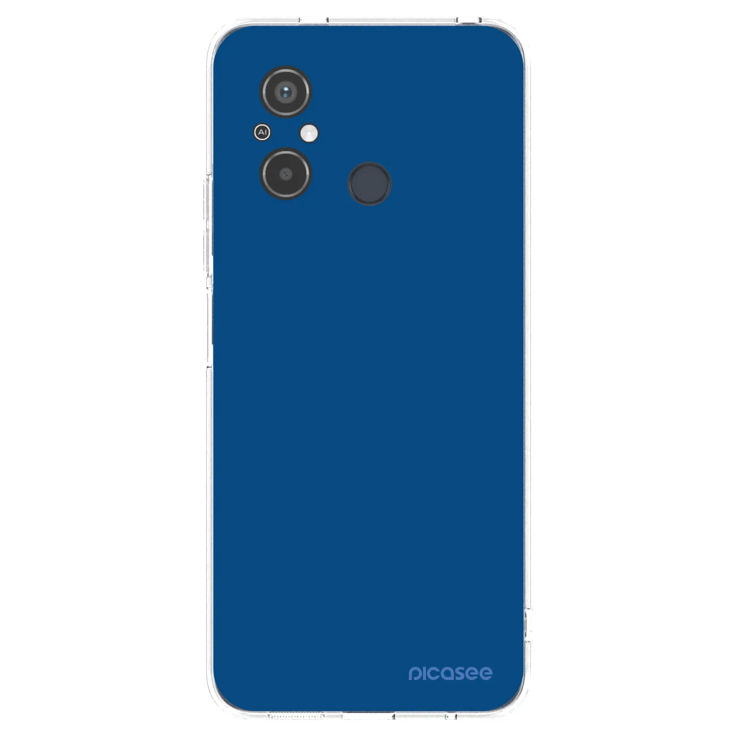 Picasee husă transparentă din silicon pentru Xiaomi Redmi 12C - Navy Blue