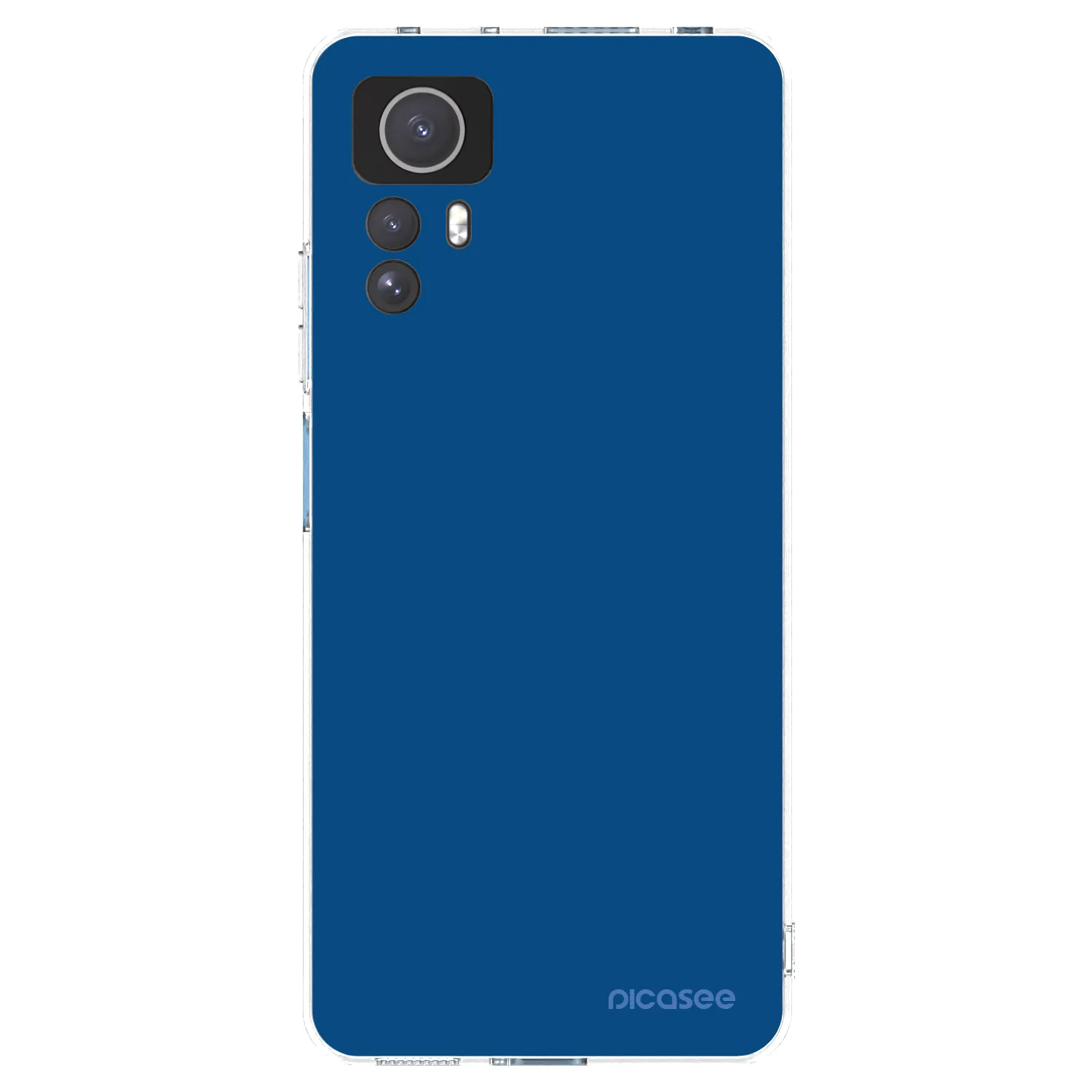 Picasee husă transparentă din silicon pentru Xiaomi Redmi Note 12S - Navy Blue