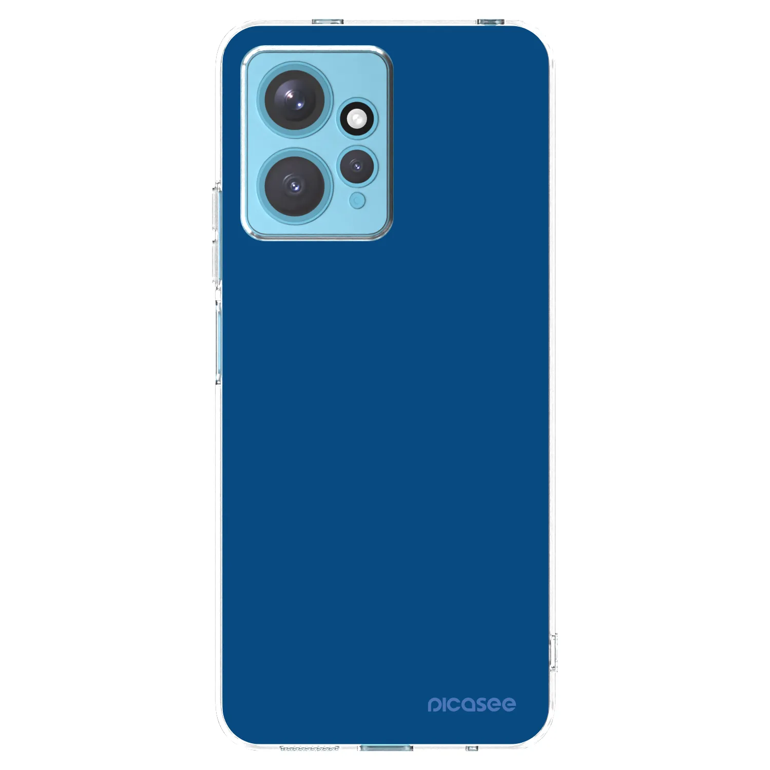 Picasee husă transparentă din silicon pentru Xiaomi Redmi Note 12 4G - Navy Blue