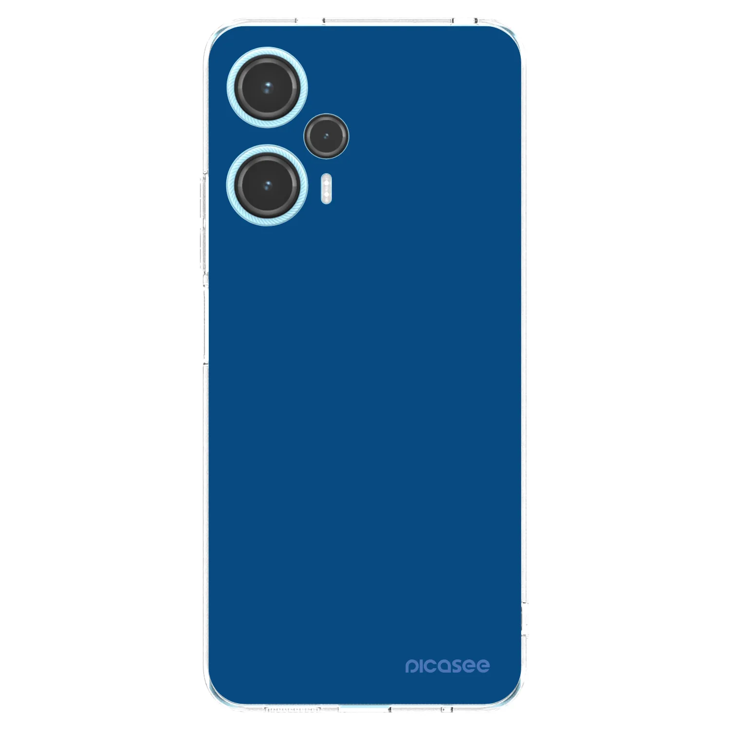 Picasee husă transparentă din silicon pentru Xiaomi Poco F5 - Navy Blue