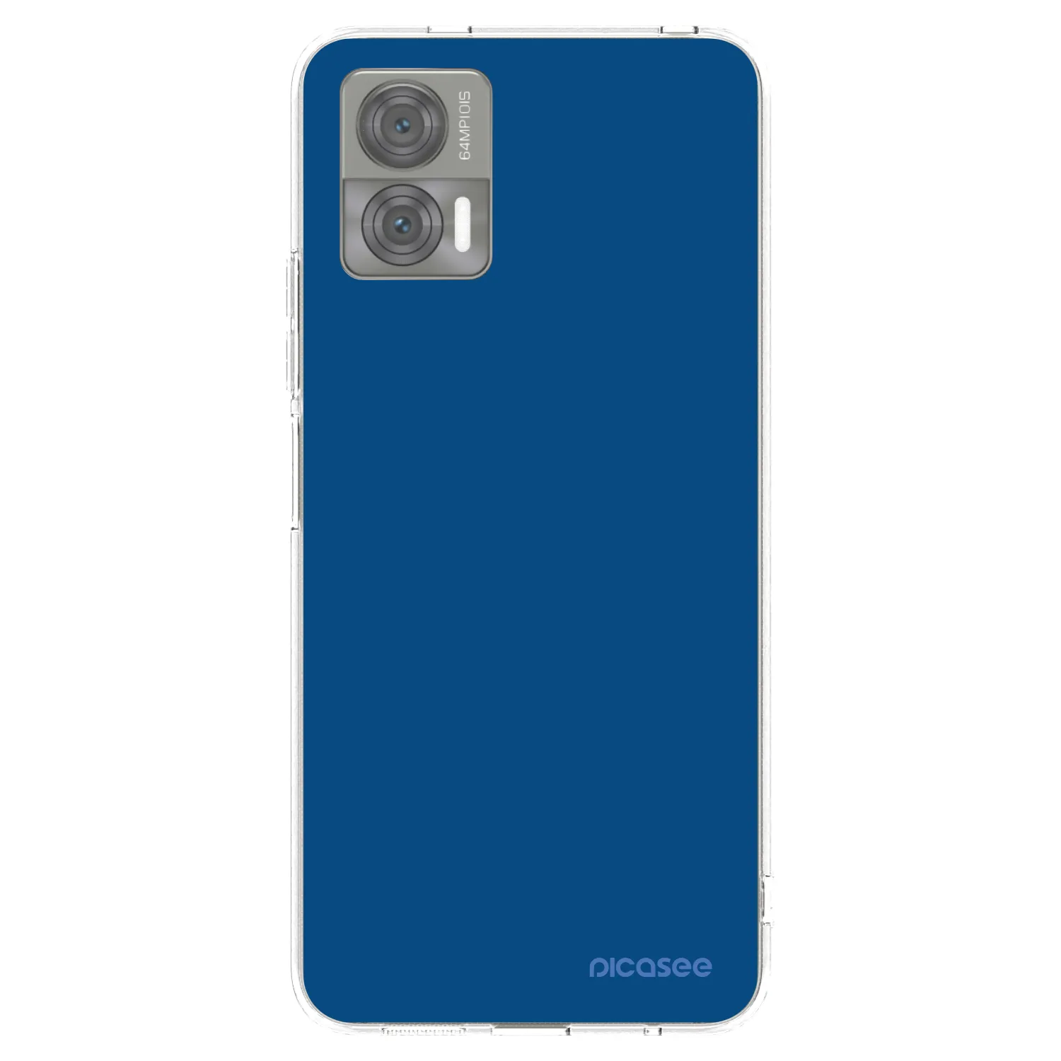 Picasee husă transparentă din silicon pentru Motorola Edge 30 Neo - Navy Blue