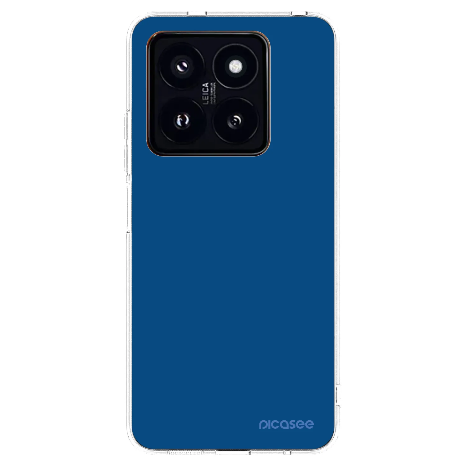 Picasee husă transparentă din silicon pentru Xiaomi 14 Pro - Navy Blue