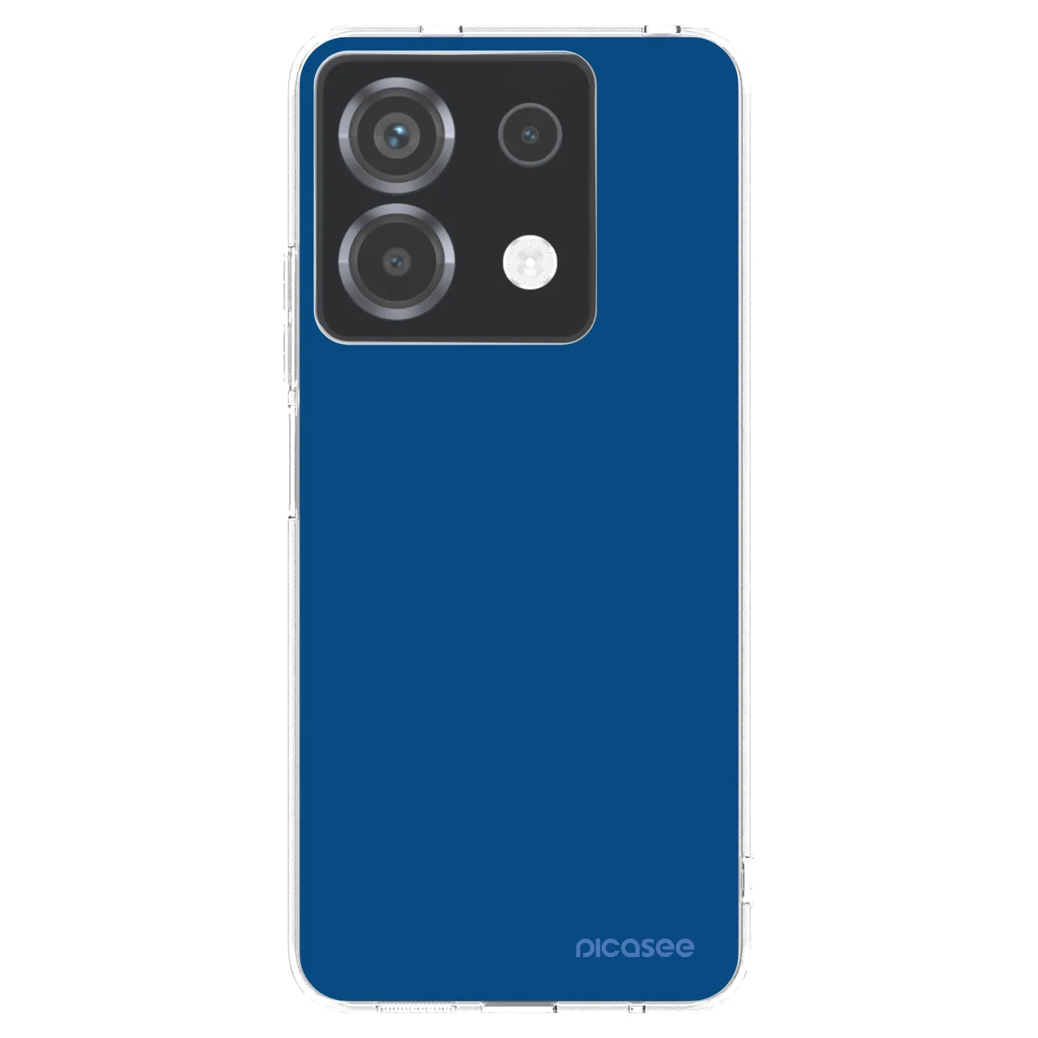 Picasee husă transparentă din silicon pentru Xiaomi Poco X6 - Navy Blue