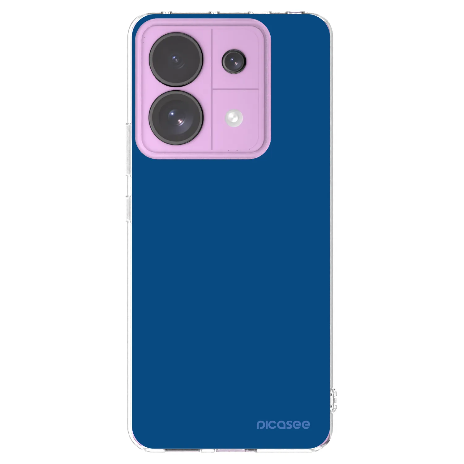 Picasee husă transparentă din silicon pentru Xiaomi Redmi Note 13 Pro 5G - Navy Blue