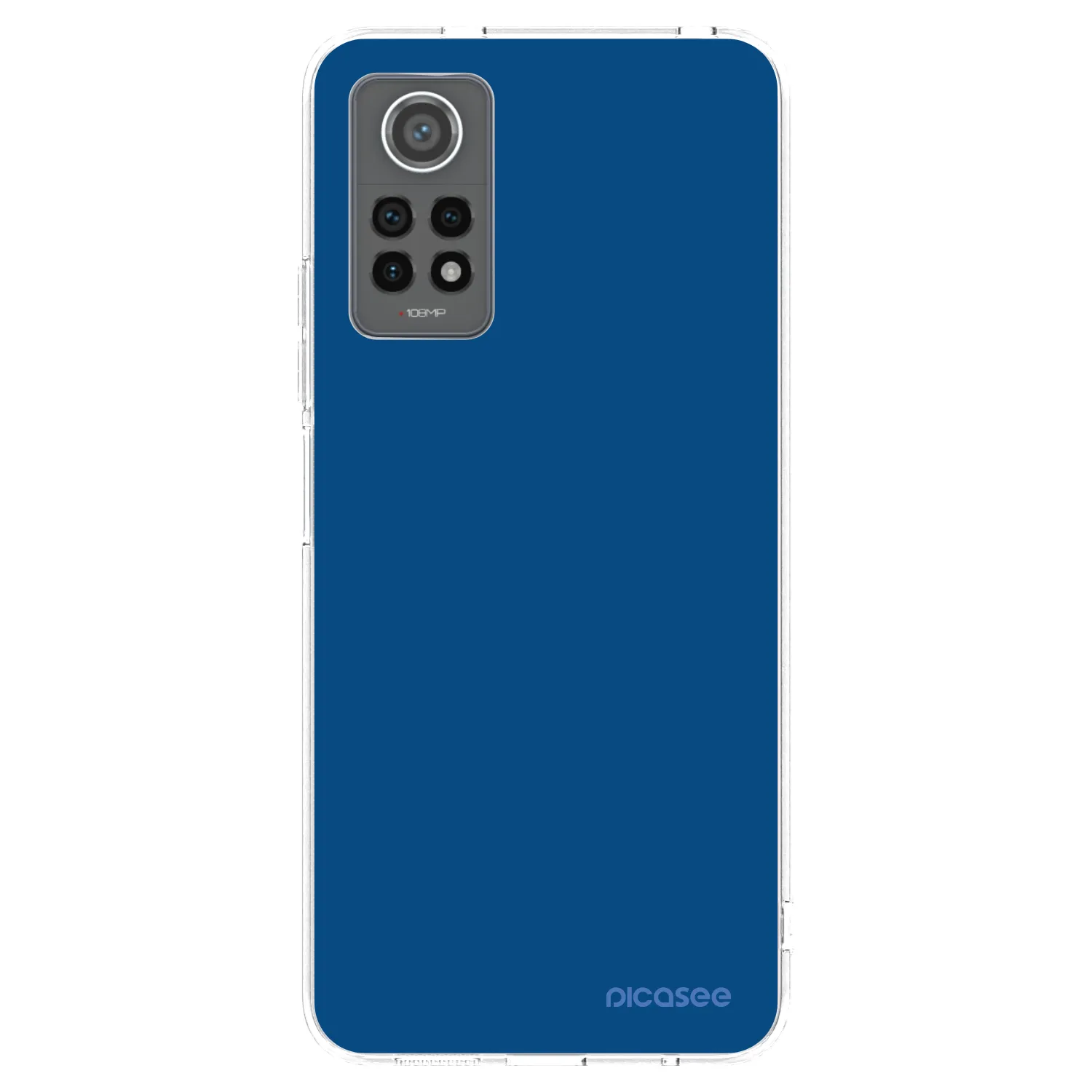 Picasee husă transparentă din silicon pentru Xiaomi Redmi Note 12 Pro 4G - Navy Blue