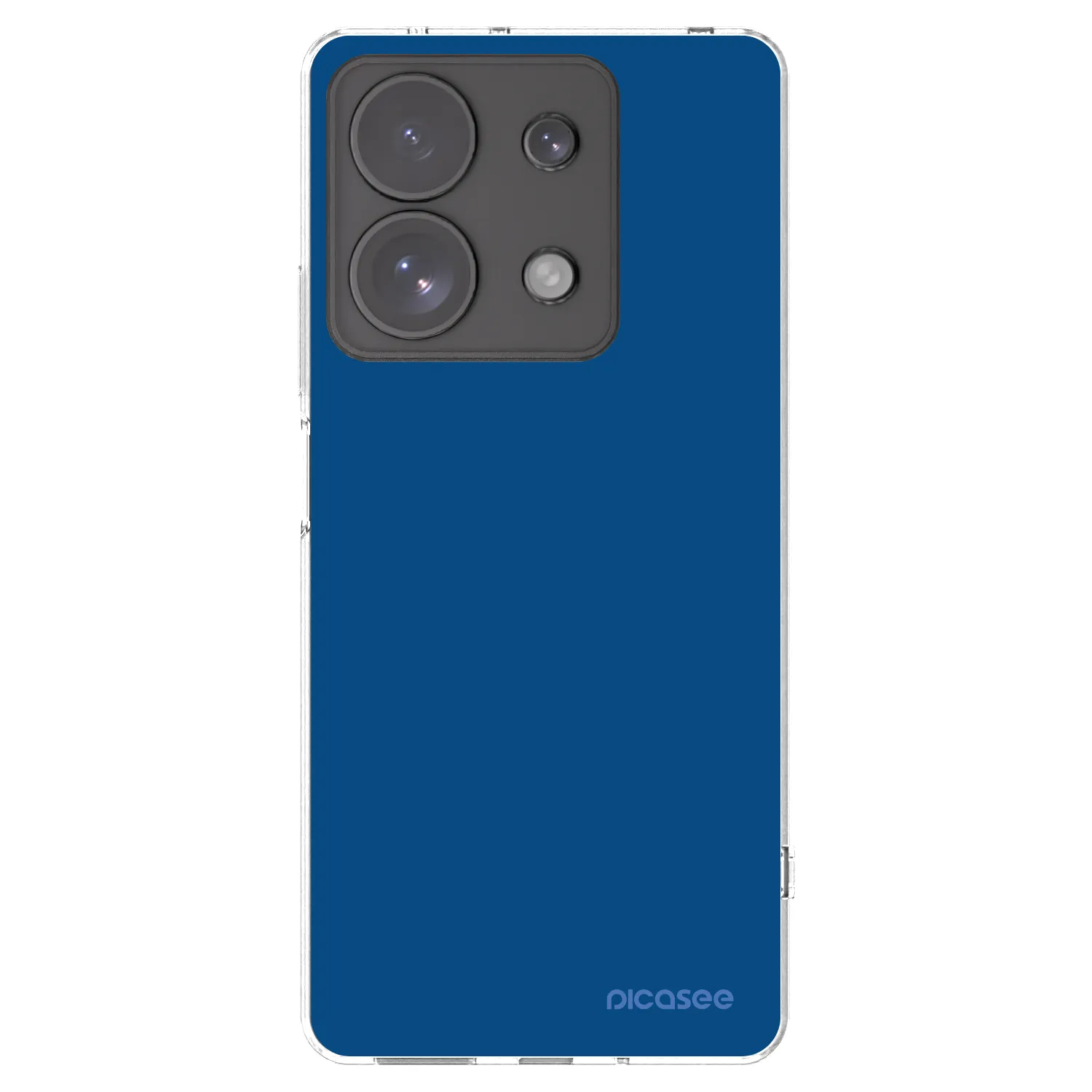 Picasee husă transparentă din silicon pentru Xiaomi Redmi Note 13 Pro 4G - Navy Blue