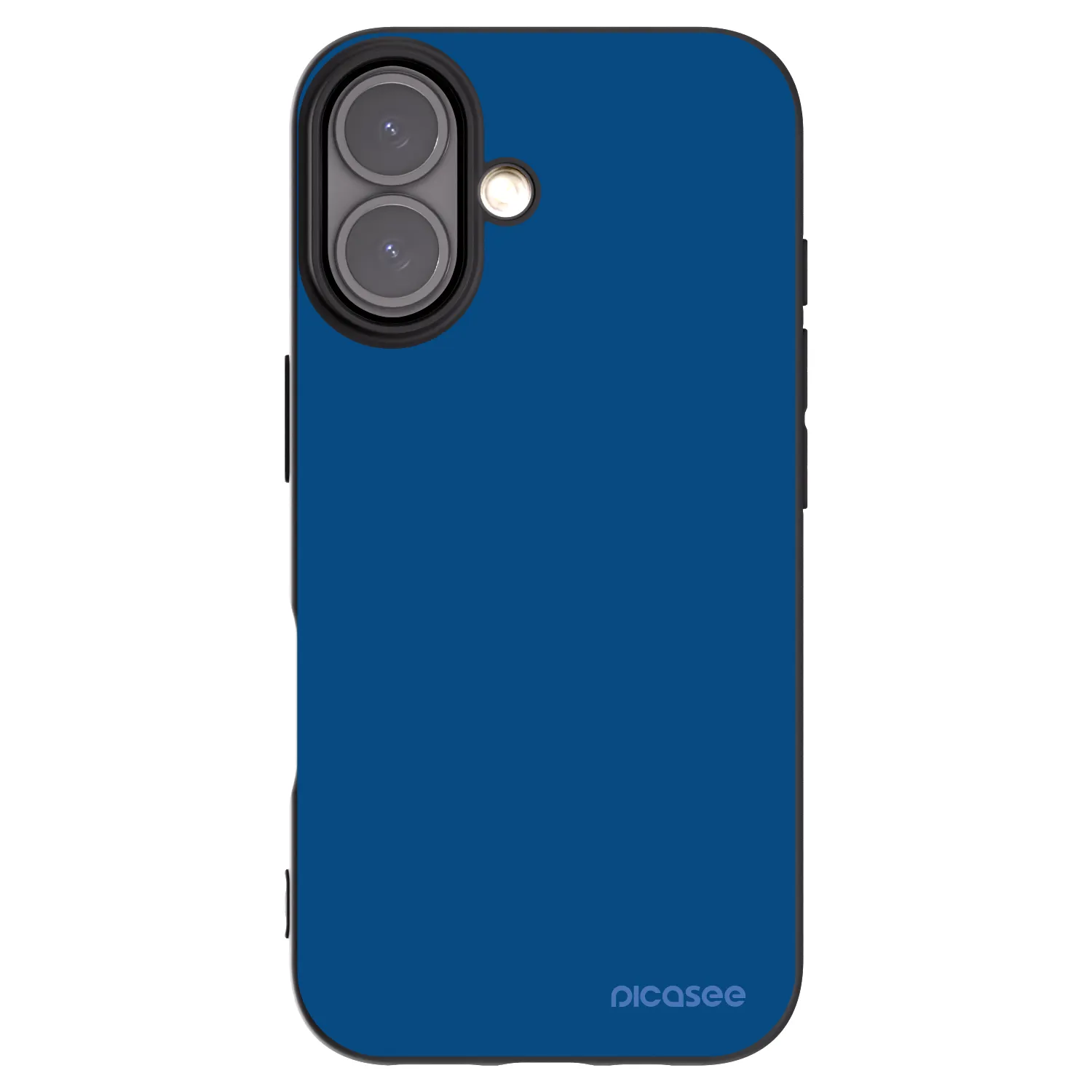 Picasee husă neagră din silicon pentru Apple iPhone 16 - Navy Blue