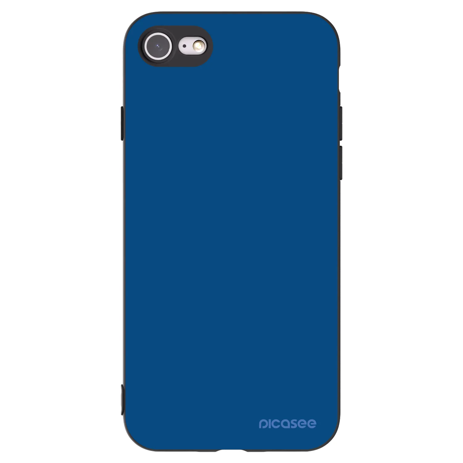 Picasee husă neagră din silicon pentru Apple iPhone 8 - Navy Blue