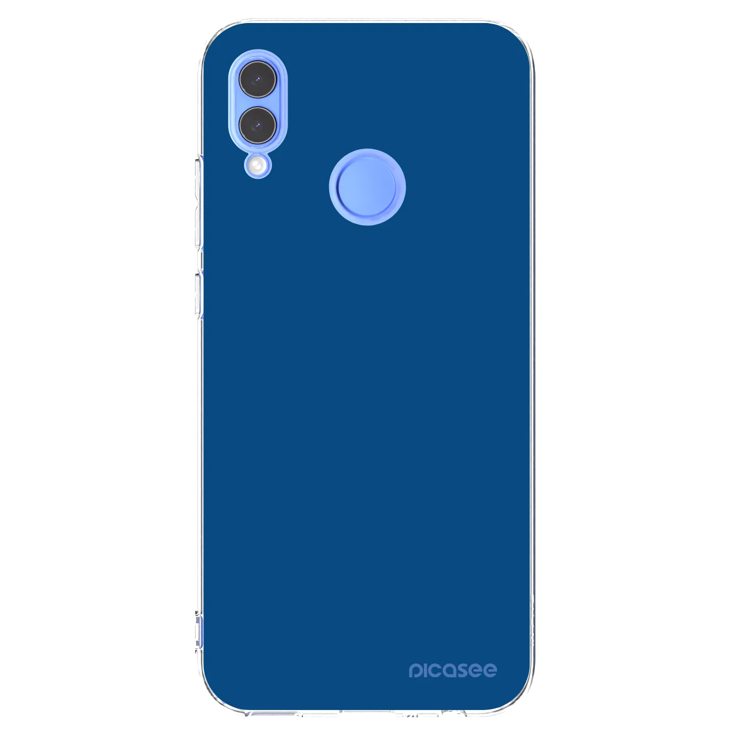 Picasee husă transparentă din silicon pentru Honor 10 Lite - Navy Blue