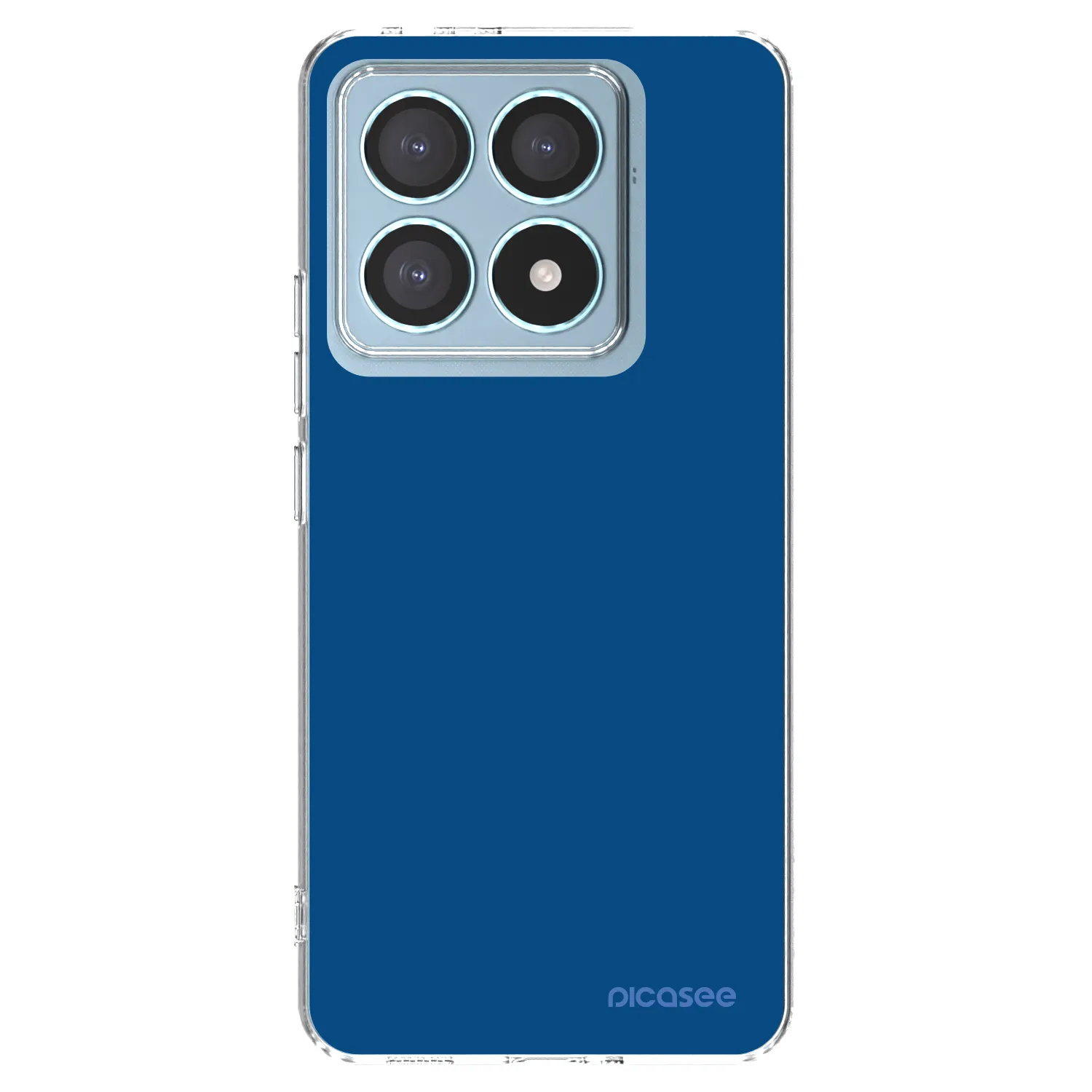 Picasee husă transparentă din silicon pentru Xiaomi 14T Pro - Navy Blue