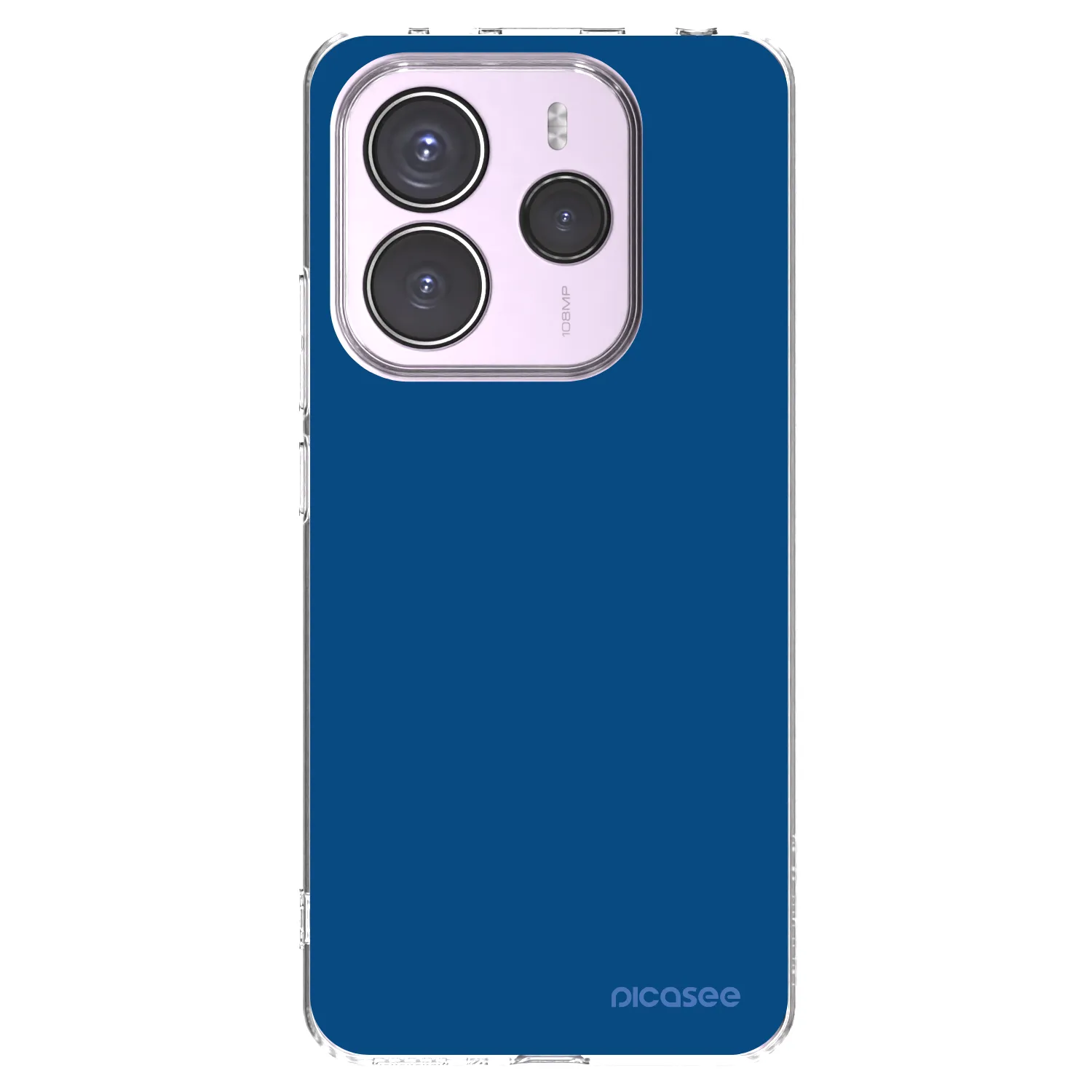 Picasee husă transparentă din silicon pentru Xiaomi Redmi Note 14 5G - Navy Blue