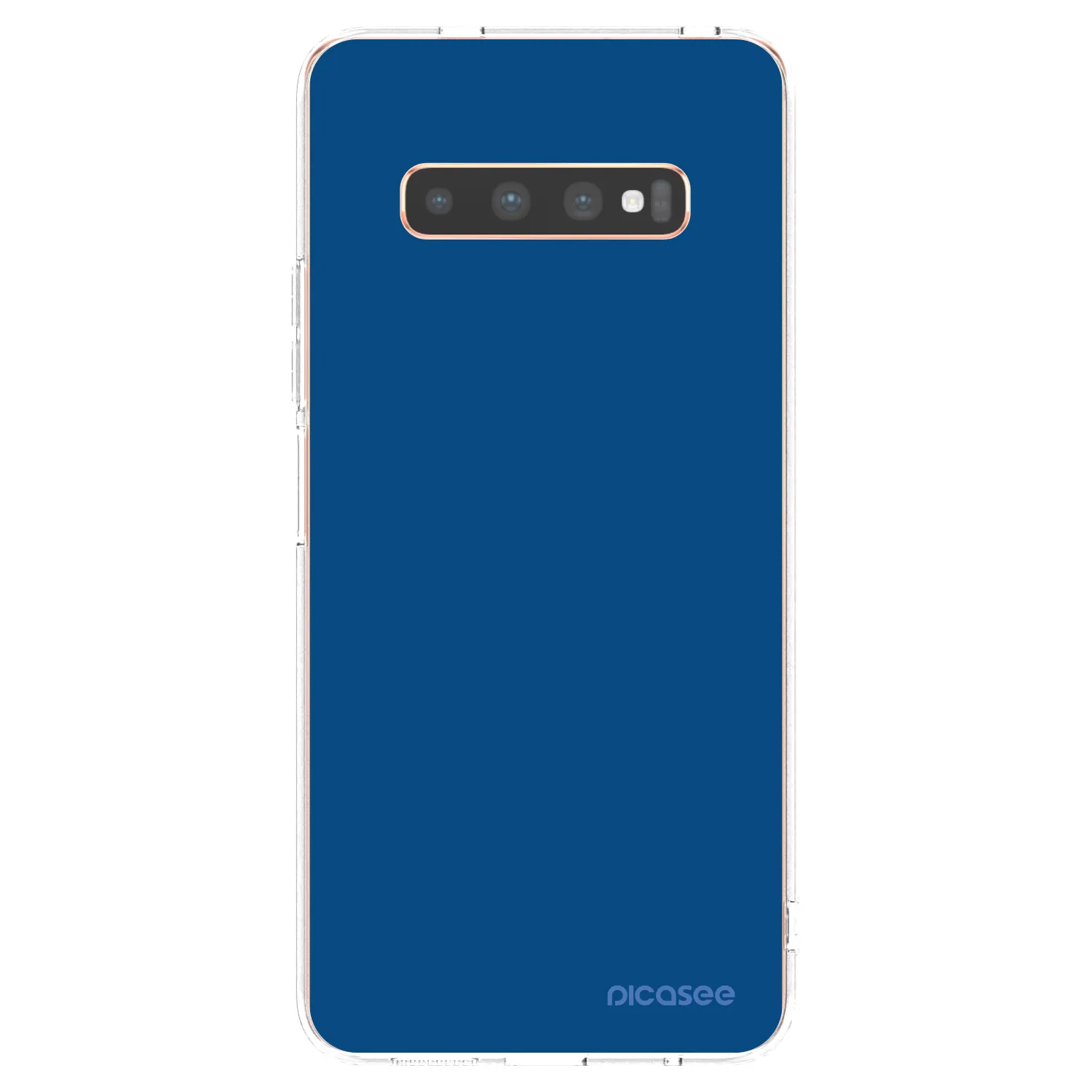 Picasee husă transparentă din silicon pentru Samsung Galaxy S10 Plus G975 - Navy Blue