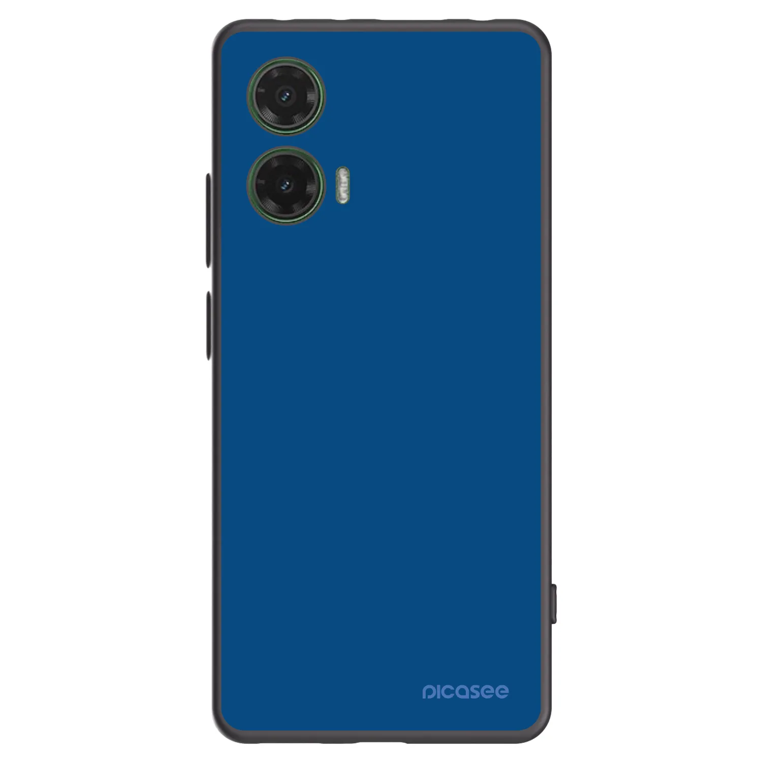 Picasee husă neagră din silicon pentru Motorola Moto G35 5G - Navy Blue