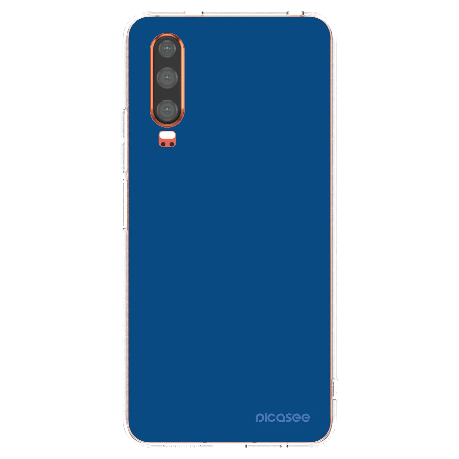 Picasee husă transparentă din silicon pentru Huawei P30 - Navy Blue