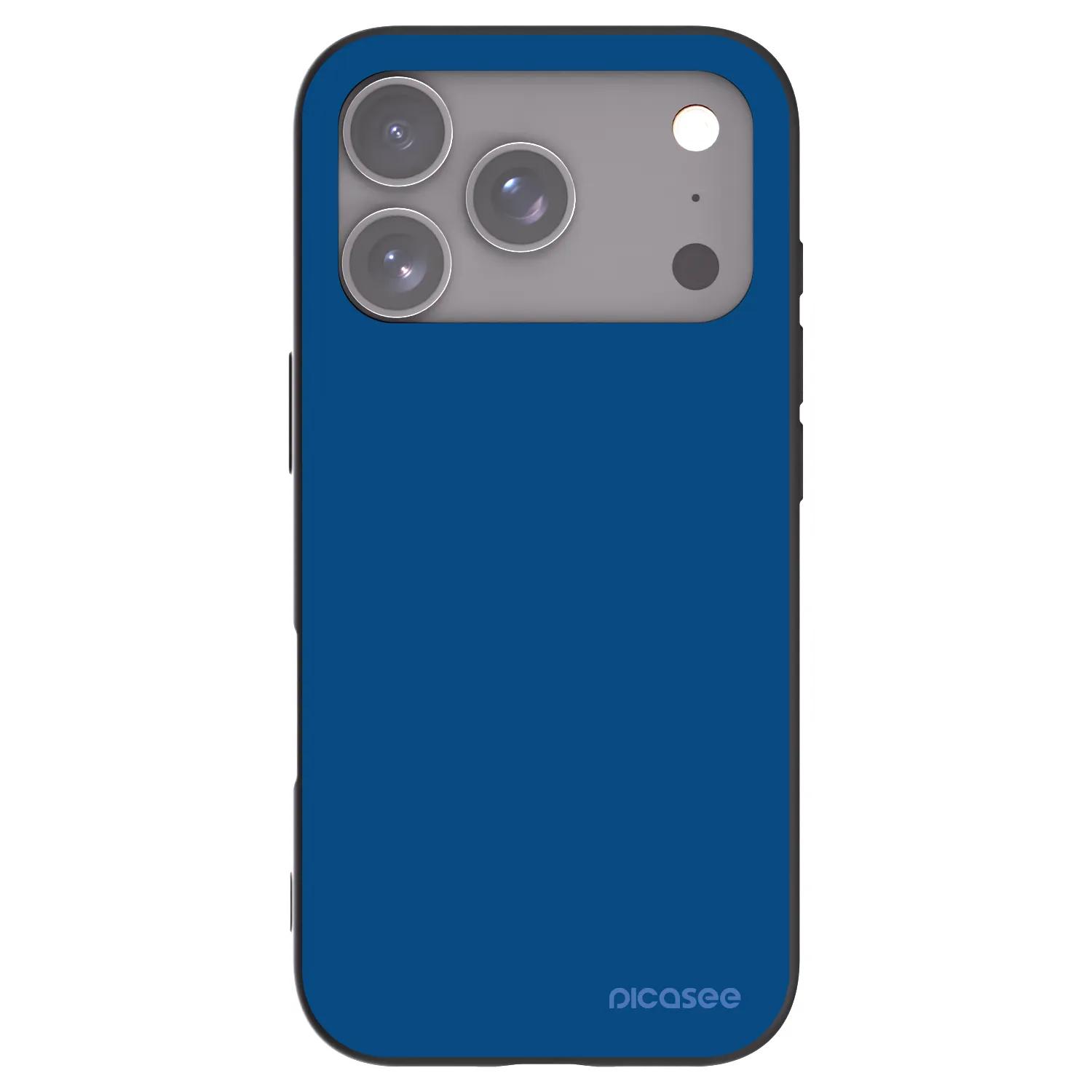 Picasee husă neagră din silicon pentru Apple iPhone 17 Pro - Navy Blue