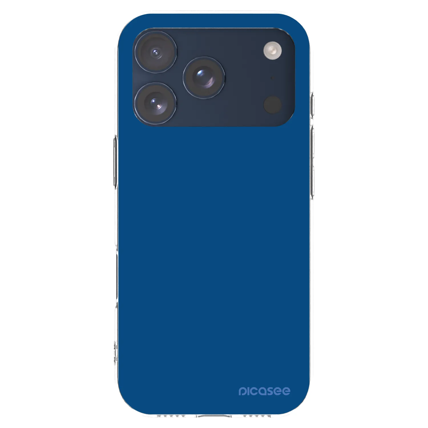 Picasee husă transparentă din silicon pentru Apple iPhone 17 Pro - Navy Blue