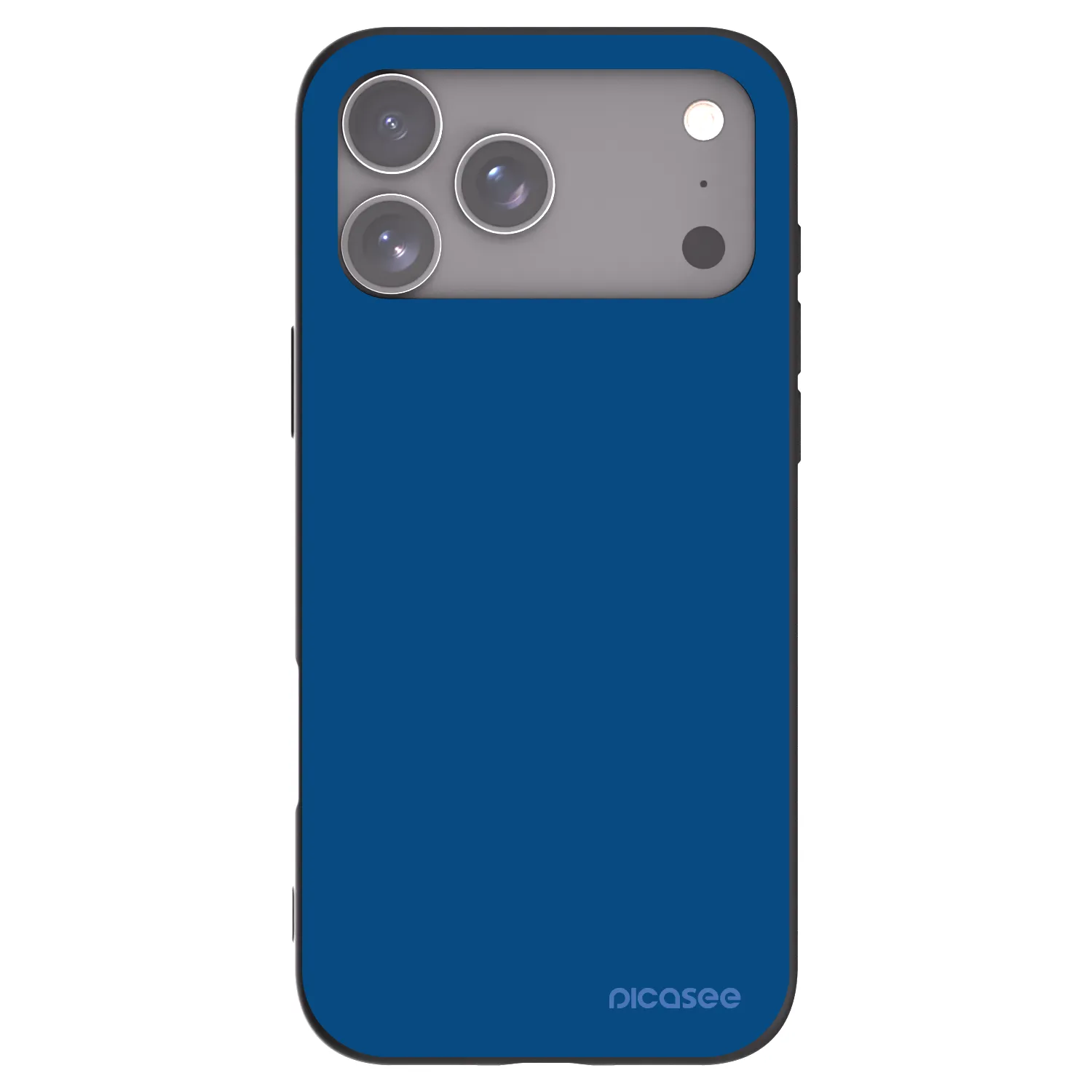 Picasee husă neagră din silicon pentru Apple iPhone 17 Pro Max - Navy Blue