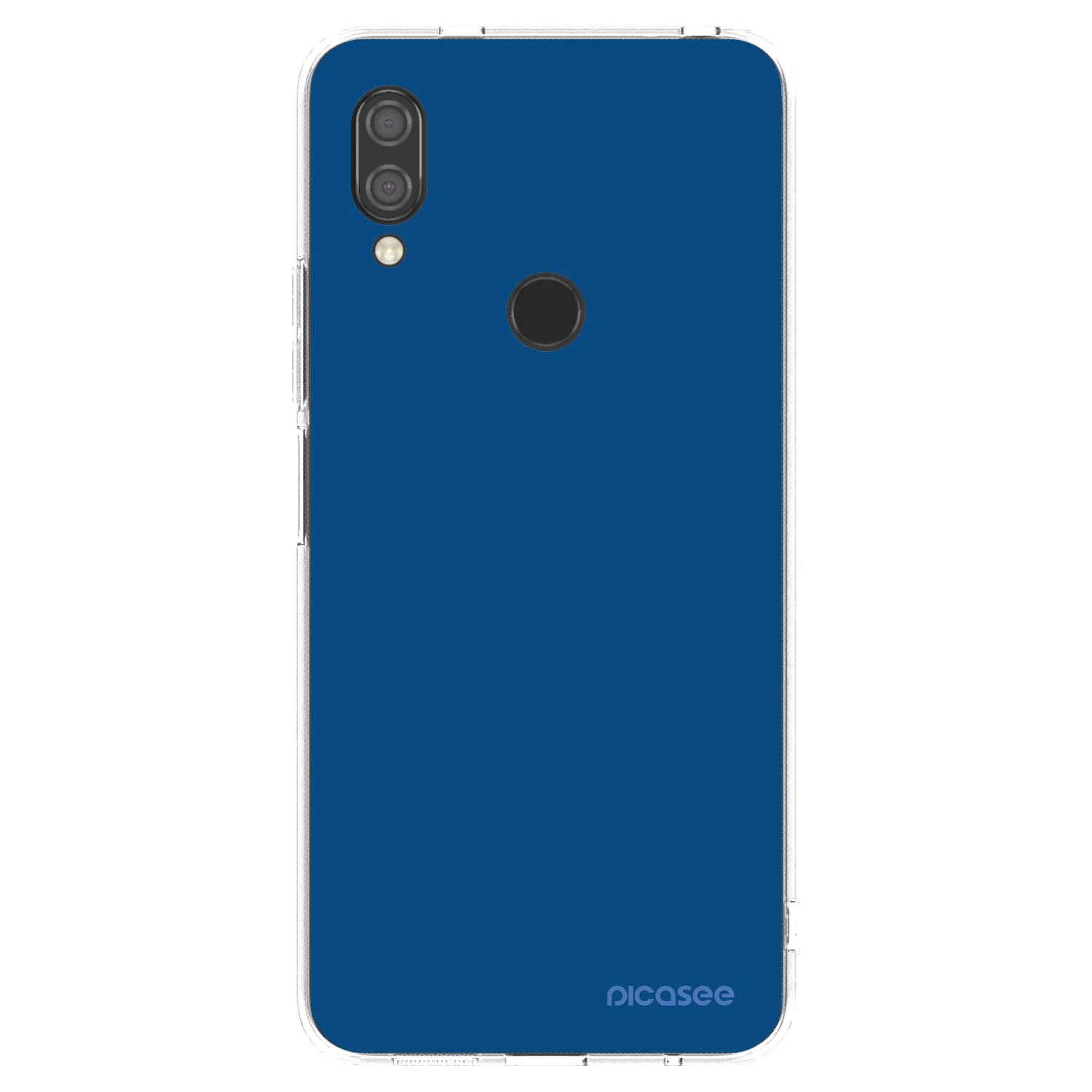 Picasee husă transparentă din silicon pentru Xiaomi Redmi 7 - Navy Blue